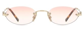 Miu Miu MUA54S ZVN70O Womens Sunglasses Gold Size 51