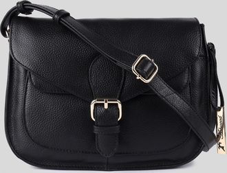 Ashwood Leather Womens Stile Fiorentino Real Crossbody Bag - Black - One Size