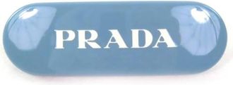Prada Pre-owned Accessories, female, Blue, Size: ONE SIZE Pre-owned Fabric hair-accessories
