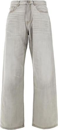 Palm Angels Jeans con cinque tasche - Grigio
