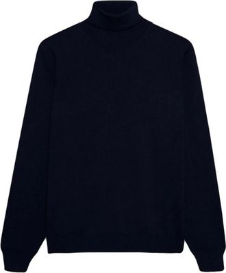 Ferrante 12 Gauge Turtleneck - Heren - Coltruien - Blauw - 2XL - Wol - Truien & Vesten