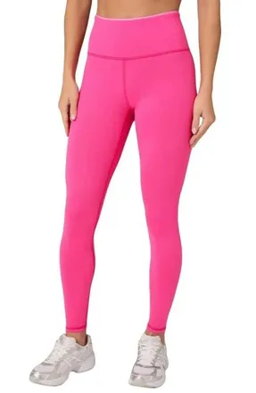 Fabletics Boost PowerHold High-Waisted Legging in Pink/strawberry Milkshake at Nordstrom, Size 4X-Large