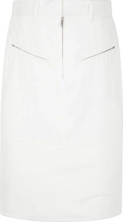 Jil Sander Stijlvolle Rok voor Vrouwen - Dames - Midirokken - Wit - S - Rokken