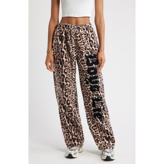 Boys Lie No One Likes a Cheetah Fleece Pants in Multi at Nordstrom Rack, Size X-Large