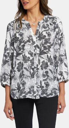 NYDJ Pintuck Blouse in Acantha at Nordstrom Rack, Size X-Small