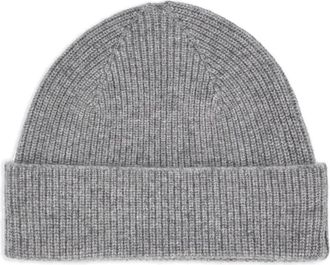 Ermenegildo Zegna ribbed hat - men - Cashmere - One Size - Grey