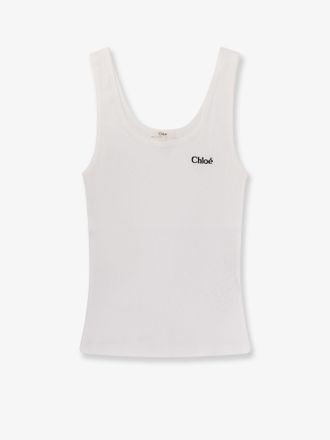 Chlo&eacute; Canotta in cotone a costine - CHLOE - gender_Woman