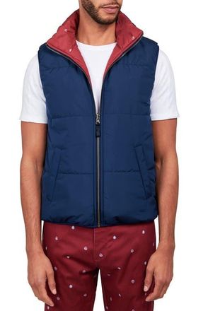 ConStruct Reversible Puffer Vest in Navy at Nordstrom, Size Xx-Large