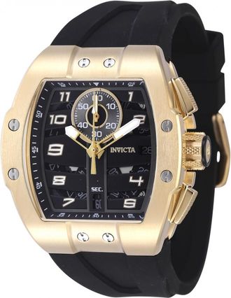 Invicta Racing Chronograph Quartz Black Dial Mens Watch 47368