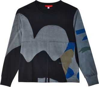 ECKHAUS LATTA long sleeve t-shirt - men - Pima Cotton - S - Blue