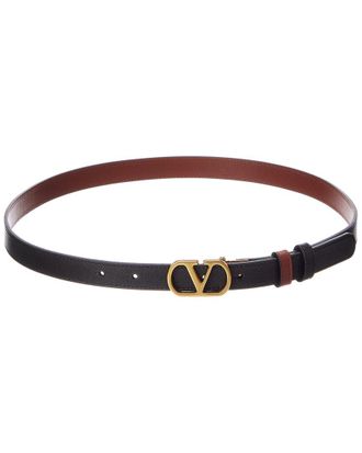 Valentino Vlogo Signature Reversible Leather Belt