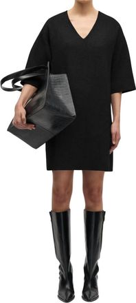 Sams&oslash;e & Sams&oslash;e Salula Mini Dress In Black