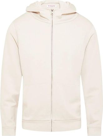 Orlebar Brown Felpa Haroun con zip e cappuccio - Bianco
