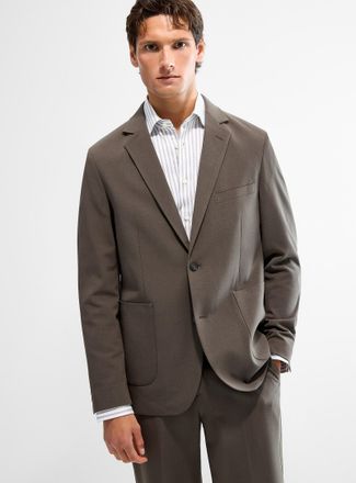 Lindbergh Mens REPREVE fabric essential suit jacket Loose fit