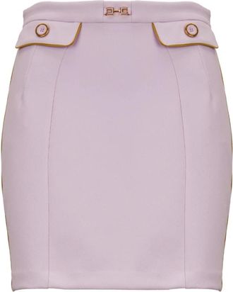 Elisabetta Franchi Korte Rok - Dames - Korte rokken - Roze - M - Polyester - Rokken