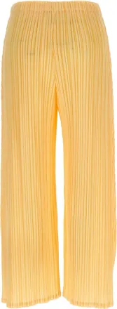Pleats Please Issey Miyake Pleated Trousers - Yellow