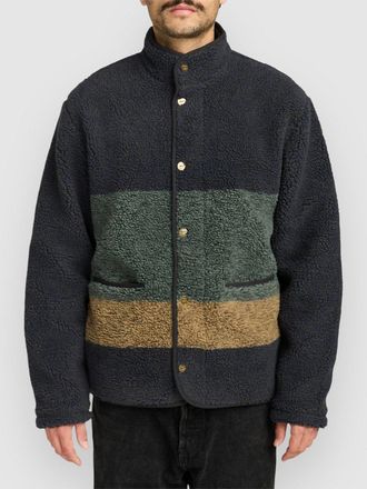 Rvca Westwood Snap Fleecejacke blau