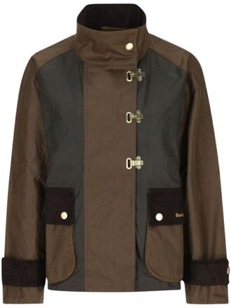 Barbour Brown Band Collar Jacket