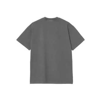 Carhartt Work in Progress Logo-Patch Cotton T-Shirt - Gray