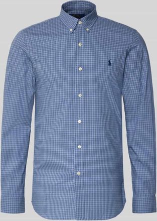 Polo Ralph Lauren Slim Fit Freizeithemd aus Baumwoll-Mix in Blau, Gr&ouml;&szlig;e XXL
