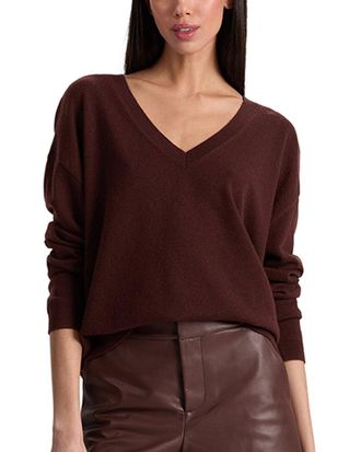 Alice & Olivia Alice + Olivia Williams Easy Cashmere-Blend Pullover
