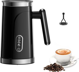 OEM Espumador De Leche El&eacute;ctrico 4 En 1, Espumador Autom&aacute;tico De Leche Caliente Y Fr&iacute;a, Calentador De Leche Para Caf&eacute; Con Leche, Espumador De Leche Para C