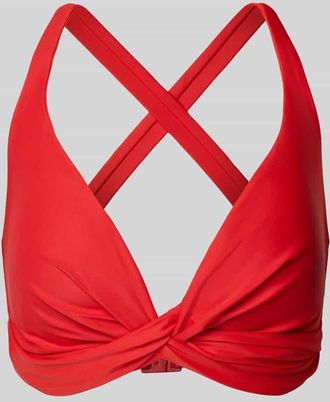 Barts Bikini-Oberteil in Wickel-Optik in Rot, Größe 44