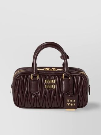 Miu Miu quilted leather tote bag
