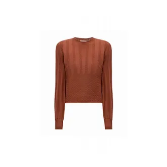 Twinset Dames, Truien, Bruin, Maat: M
