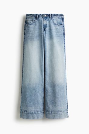 H&M Flared Regular Jeans - Helles Denimblau