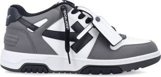 Off-white Geperforeerde leren sneakers met zip tie - Heren - Sneakers - Veelkleurig - 43 EU - Leer - Schoenen