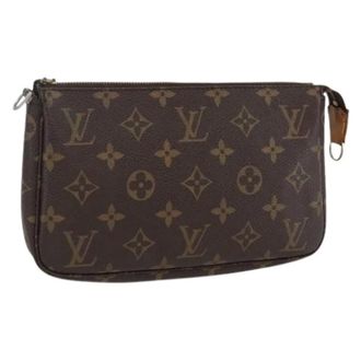 Louis Vuitton Pre-owned Clutches, female, Brown, Size: ONE SIZE Pre-owned Clutch