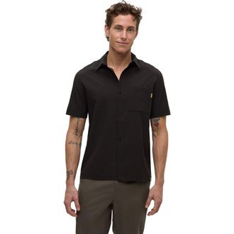 tentree Hurst Shirt in Meteorite Black at Nordstrom, Size Xx-Large