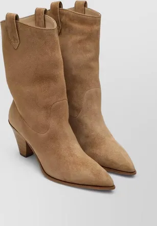 Aquazzura leather texan boots