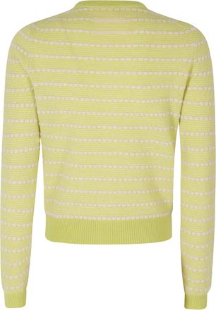 Guest In Residence Jane Pebble Stripe Textured Cashmere Cardigan