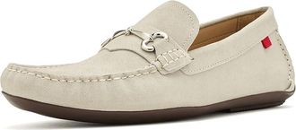 Marc Joseph New York Wall Street Mens Shoes Off-White Suede : 10.5 M, Leather