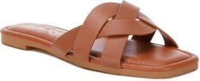 London Rag Dickery Slide Sandal in Tan at Nordstrom Rack, Size 8.5