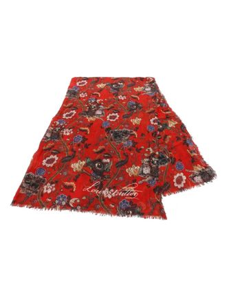 Louis Vuitton x Chapman Brothers 2000s cashmere scarf - women - Cashmere - One Size - Red