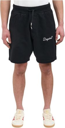 Dsquared2 Bermuda Relax Fit - Heren - Korte Broeken - Zwart - 2XL - Korte Broeken