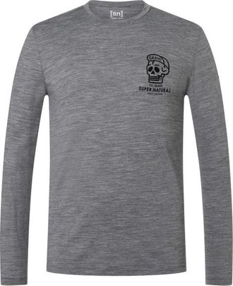 super.natural Gravel L/S Longsleeve f&uuml;r Herren | grau