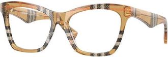 Burberry Demo Cat Eye Ladies Eyeglasses BE2416F 4146 52