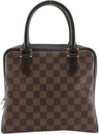 Louis Vuitton Pre-owned Handbags, female, Brown, Size: ONE SIZE Pre-owned Vintage Canvas Handbag