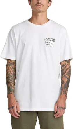 Rvca Palm Reel Cotton Graphic T-Shirt in Antique White at Nordstrom, Size Xx-Large