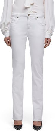 7 For All Mankind The Slim Skinny Leg Jeans in Pure White at Nordstrom, Size 27