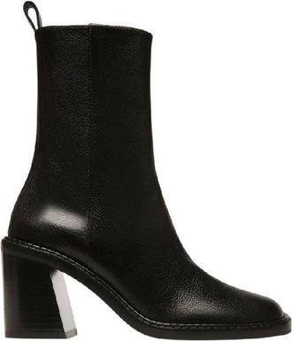 Bally Austine Block Heel Leather Boots, Brand Size 40 ( US Size 9.5 )