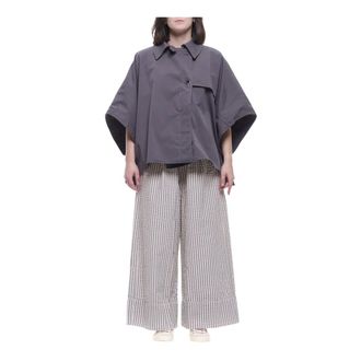Nine In The Morning Peonia Short Trench - female - Nine In The Morning - Shirts - Gray - S - Blouses & Shirts