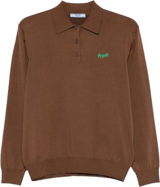 Prada Knitted Polo Shirt