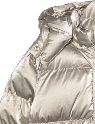 Michael Kors Hooded Down Jacket - Gold