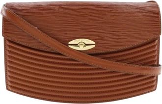 Louis Vuitton Tweedehands leren schoudertassen - Dames - Vintage Schoudertas - Bruin - ONE Size - Leer - Vintage