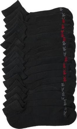 Reebok 8-Pack Assorted Terry Quarter Socks in Black at Nordstrom Rack, Size 10-13